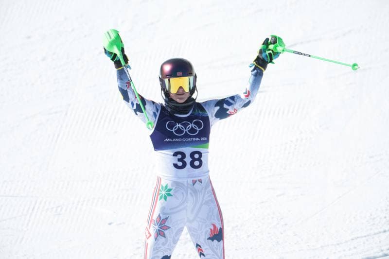 Alpine Skiing. Olympic Winter Games Milano-Cortina 2026. Run 2. 18.02.2026