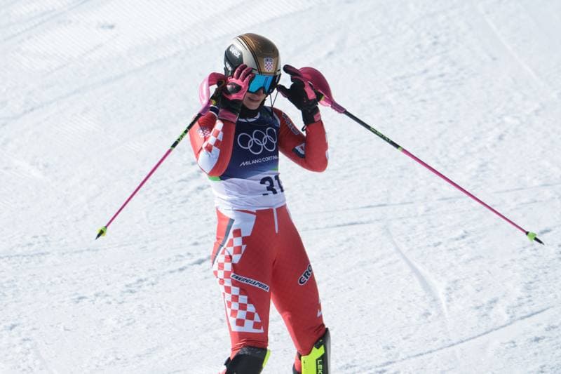 Alpine Skiing. Olympic Winter Games Milano-Cortina 2026. Run 2. 18.02.2026