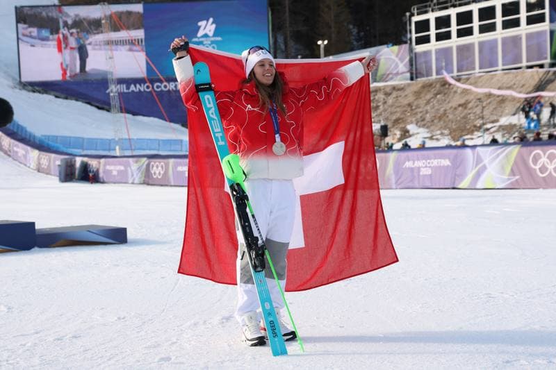 Alpine Skiing. Olympic Winter Games Milano-Cortina 2026. Run 2. 18.02.2026