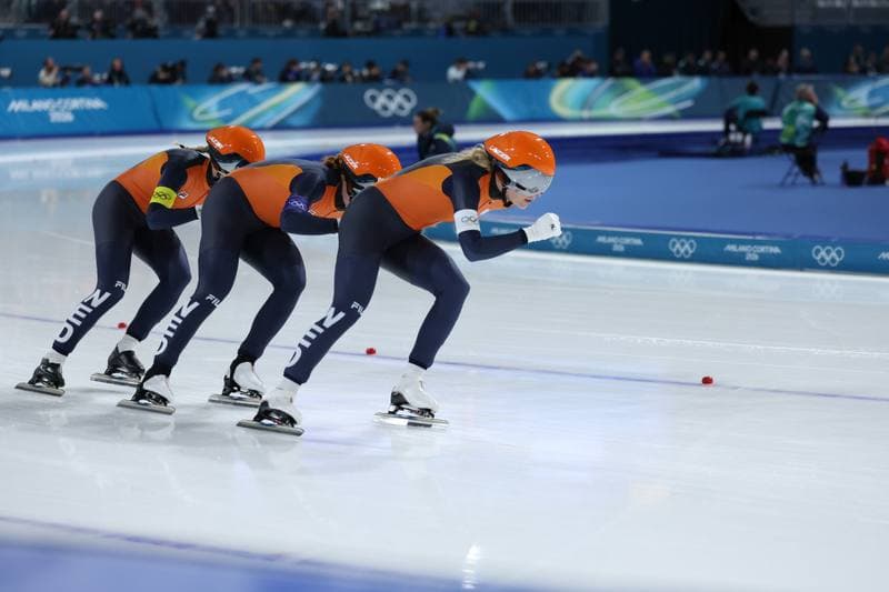 Speed Skating. Olympic Winter Games Milano-Cortina 2026. Women's Team Pursuit. 17.02.2026