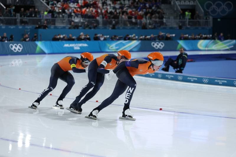 Speed Skating. Olympic Winter Games Milano-Cortina 2026. Women's Team Pursuit. 17.02.2026