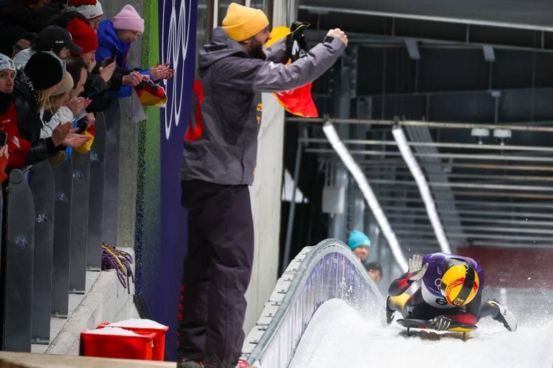 Skeleton. Olympic Winter Games Milano-Cortina 2026. Day 1. 14.02.2026