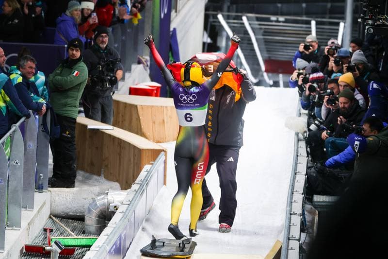 Skeleton. Olympic Winter Games Milano-Cortina 2026. Day 1. 14.02.2026