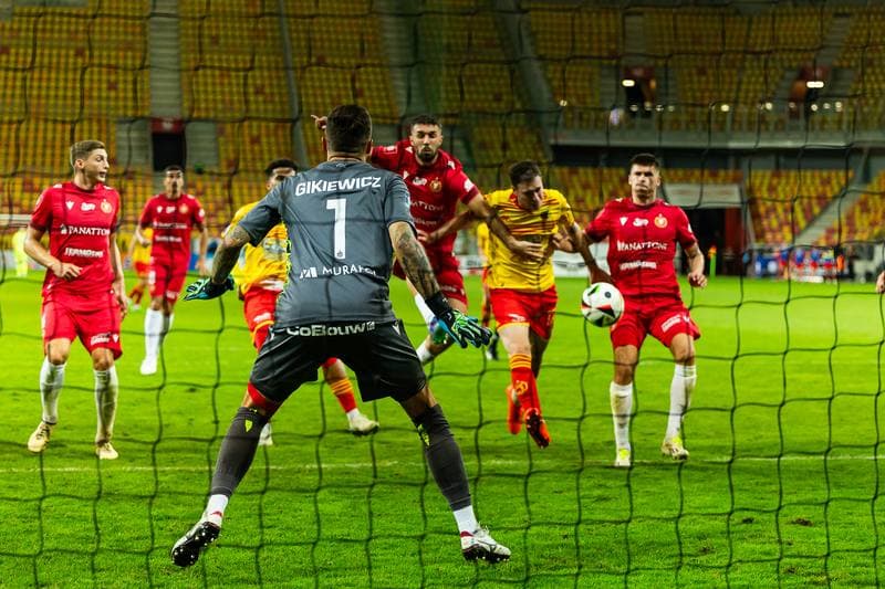 Football. PKO BP Ekstraklasa. Jagiellonia Bialystok - Widzew Lodz. 01.09.2024