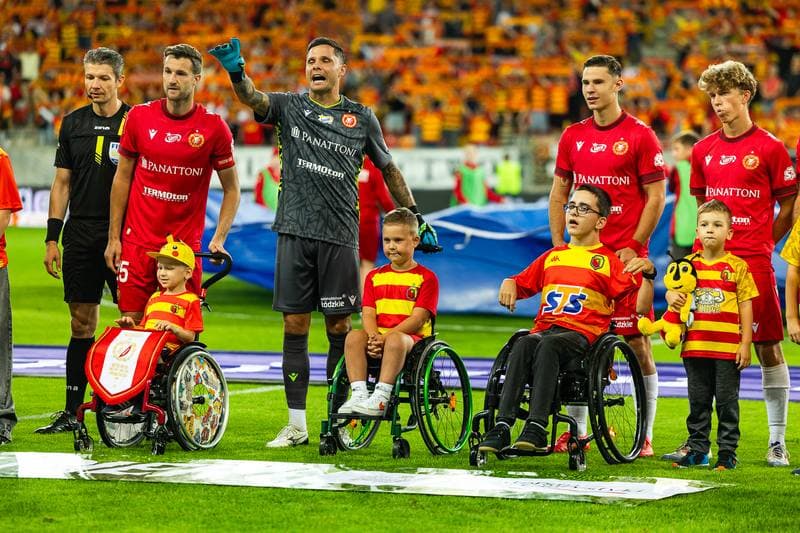 Football. PKO BP Ekstraklasa. Jagiellonia Bialystok - Widzew Lodz. 01.09.2024