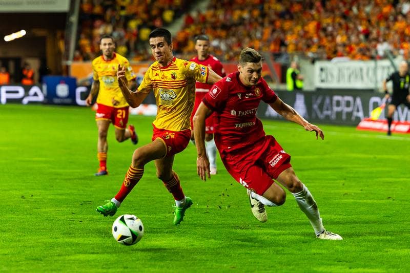 Football. PKO BP Ekstraklasa. Jagiellonia Bialystok - Widzew Lodz. 01.09.2024