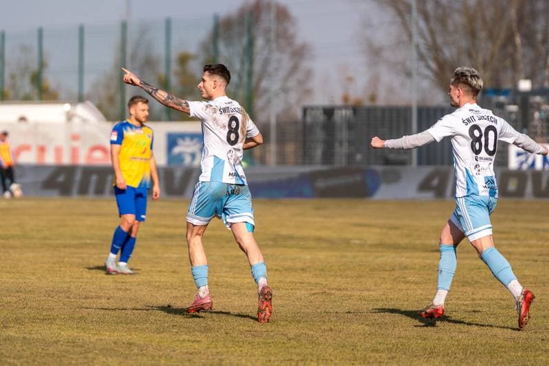 Football. Betclic 2 liga. Swit Szczecin - Unia Skierniewice. 28.02.2026
