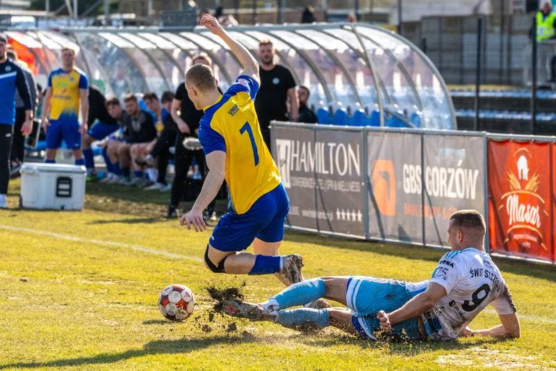 Football. Betclic 2 liga. Swit Szczecin - Unia Skierniewice. 28.02.2026