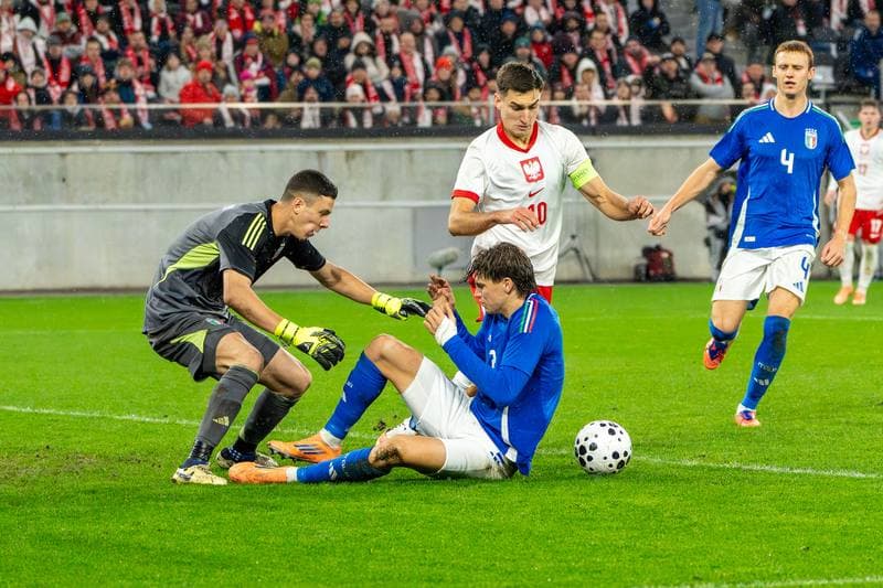 Football. European Football Championship Qualifiers. Polska U21 - Wlochy U21. 14.11.2025