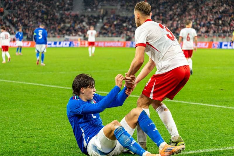 Football. European Football Championship Qualifiers. Polska U21 - Wlochy U21. 14.11.2025