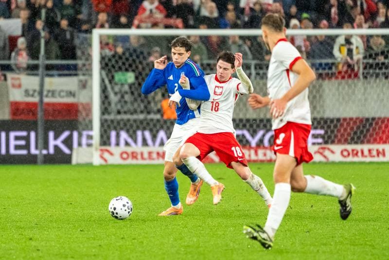 Football. European Football Championship Qualifiers. Polska U21 - Wlochy U21. 14.11.2025