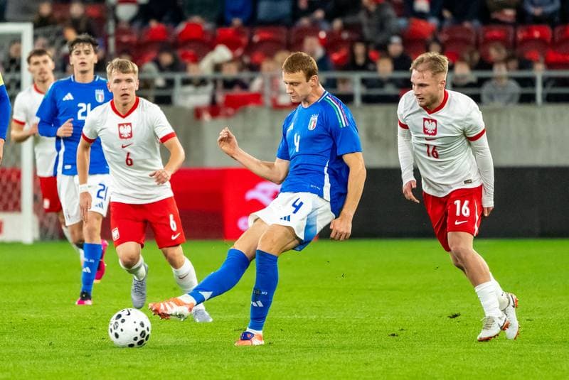Football. European Football Championship Qualifiers. Polska U21 - Wlochy U21. 14.11.2025