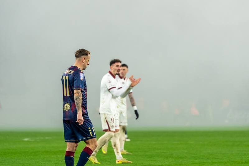 Football. STS Puchar Polski. Pogon Szczecin - Widzew Lodz. 02.12.2025