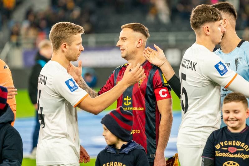 Football. PKO BP Ekstraklasa. Pogon Szczecin - Zaglebie Lubin. 01.02.2025