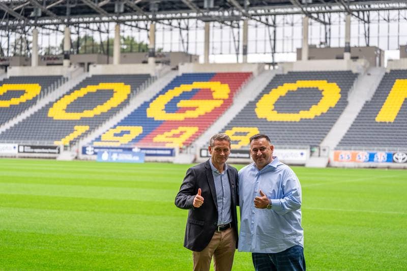 Football. Pogon Szczecin. Press Conference. 30.09.2025