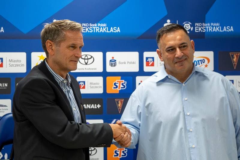 Football. Pogon Szczecin. Press Conference. 30.09.2025