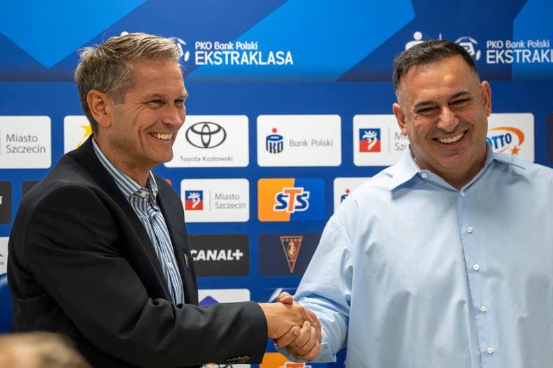 Football. Pogon Szczecin. Press Conference. 30.09.2025