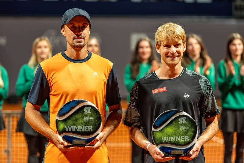 Tennis. Invest In Szczecin Open 2025. Ivan Liutarevich Bruno Pujol Navarro - Denys Molchanov David Pichlera. 13.09.2025