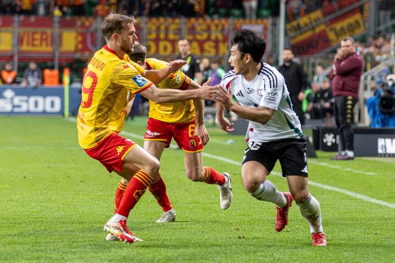 Football. PKO BP Ekstraklasa. Legia Warsaw - Jagiellonia Bialystok. 13.04.2025