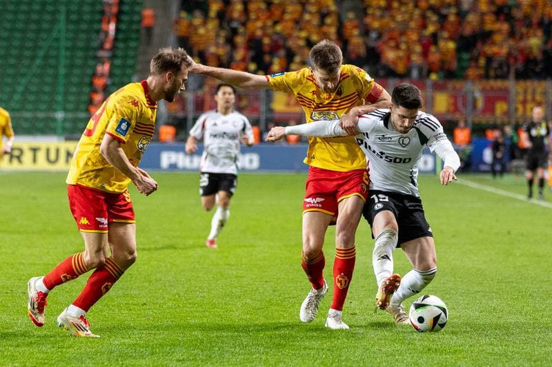 Football. PKO BP Ekstraklasa. Legia Warsaw - Jagiellonia Bialystok. 13.04.2025