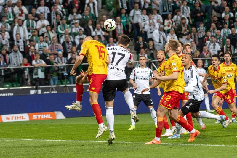Football. PKO BP Ekstraklasa. Legia Warsaw - Jagiellonia Bialystok. 13.04.2025
