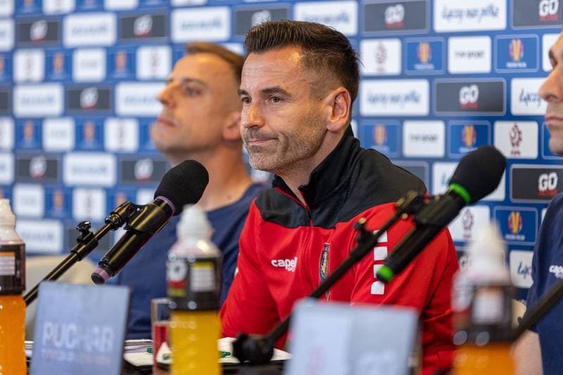 Football. Pogon Szczecin. Press Conference. 01.05.2025