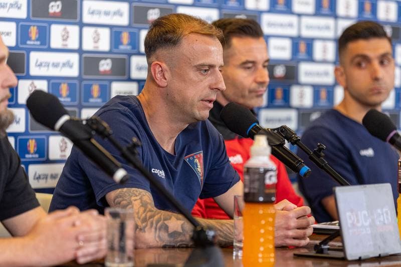 Football. Pogon Szczecin. Press Conference. 01.05.2025