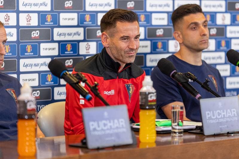 Football. Pogon Szczecin. Press Conference. 01.05.2025