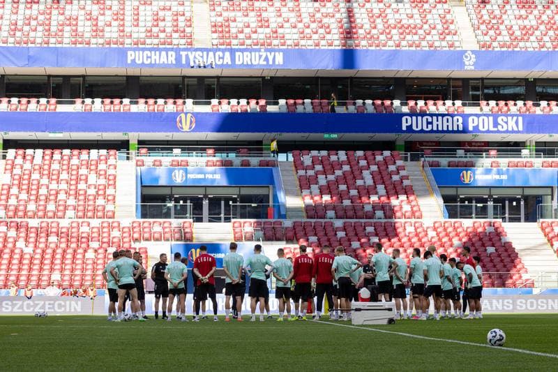 Football. Legia Warsaw. Training. 01.05.2025