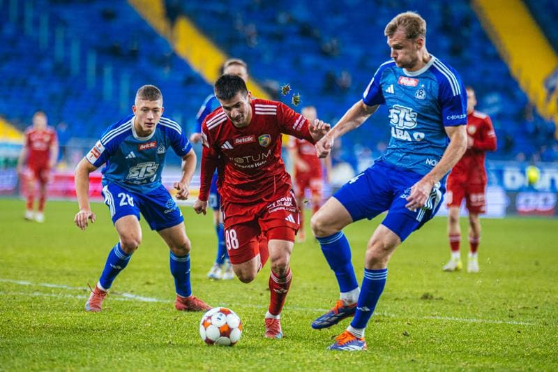 Football. Betclic 1 Liga. Ruch Chorzow - Miedz Legnica. 07.11.2025