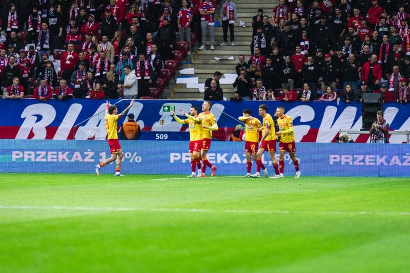 Football. Polish Supercup. Jagiellonia Bialystok - Wisla Krakow. 02.04.2025