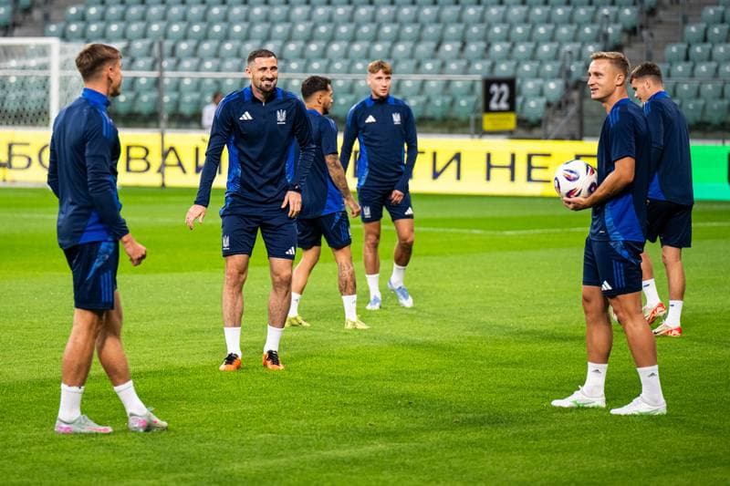 Football. Ukraine. Training. 04.09.2025