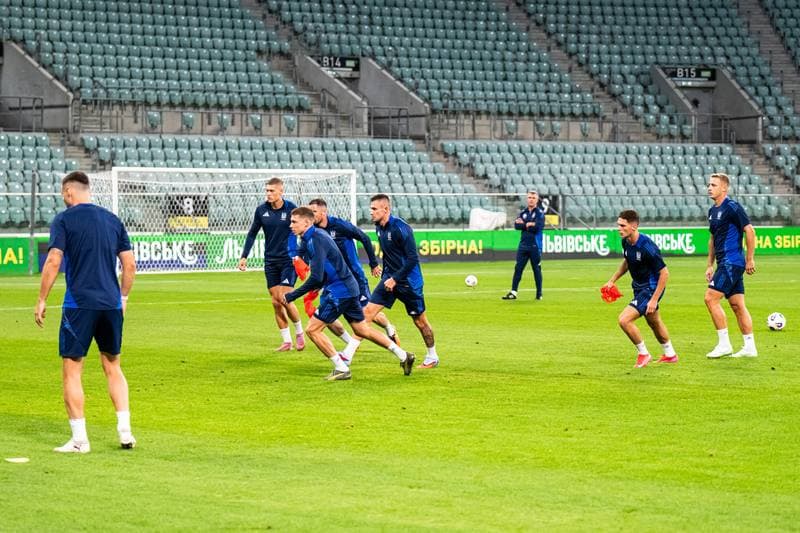 Football. Ukraine. Training. 04.09.2025