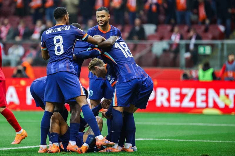 Football. FIFA World Cup Qualifying. Poland - Netherlands. 14.11.2025