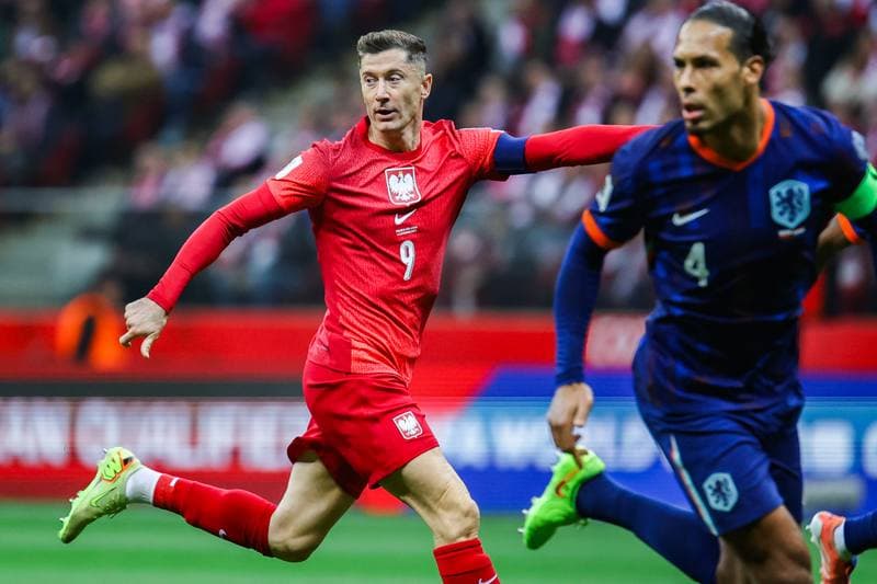 Football. FIFA World Cup Qualifying. Poland - Netherlands. 14.11.2025