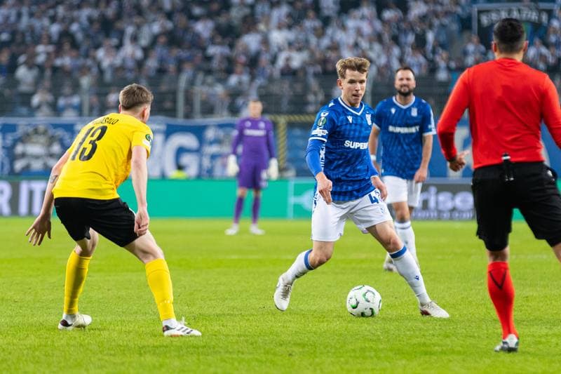 Football. UEFA Conference League. Lech Poznan - KuPS. 26.02.2026