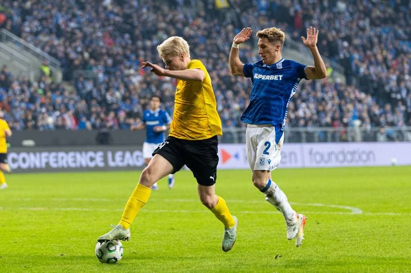 Football. UEFA Conference League. Lech Poznan - KuPS. 26.02.2026