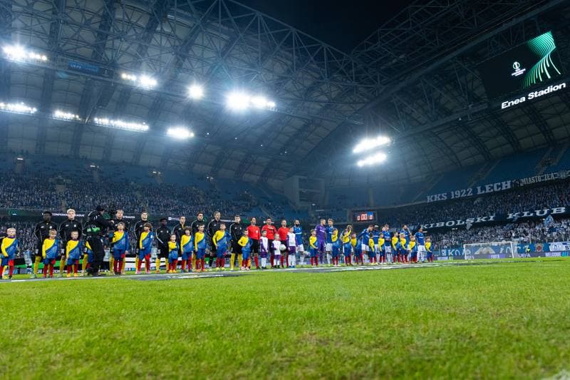 Football. UEFA Conference League. Lech Poznan - KuPS. 26.02.2026