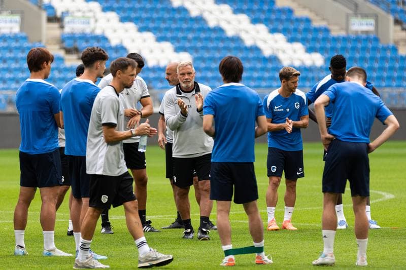 Football. KRC Genk. Training. 20.08.2025