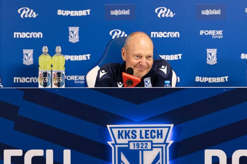 Football. Lech Poznan. Press Conference. 20.08.2025