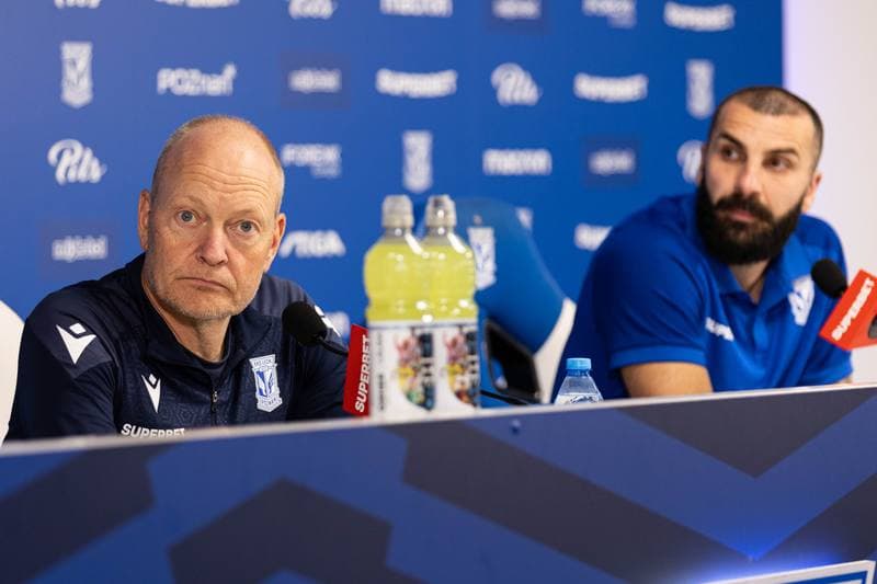 Football. Lech Poznan. Press Conference. 20.08.2025