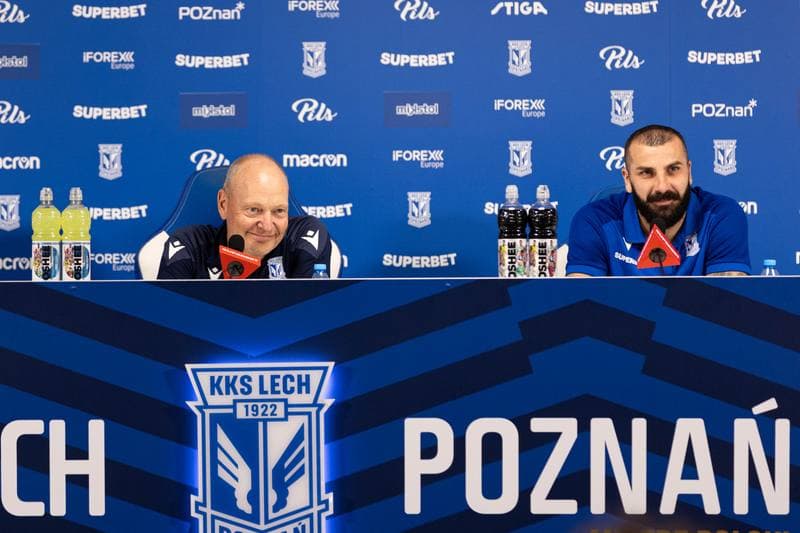 Football. Lech Poznan. Press Conference. 20.08.2025