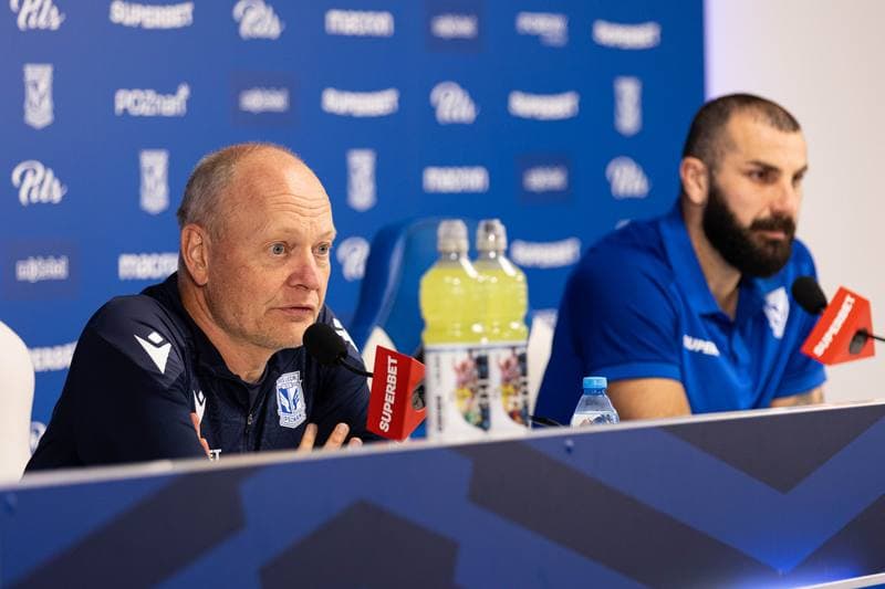 Football. Lech Poznan. Press Conference. 20.08.2025