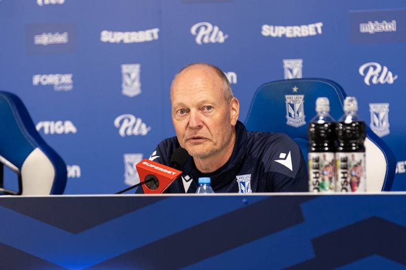 Football. Lech Poznan. Press Conference. 20.08.2025