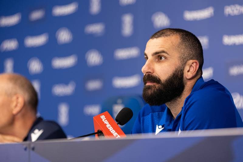 Football. Lech Poznan. Press Conference. 20.08.2025