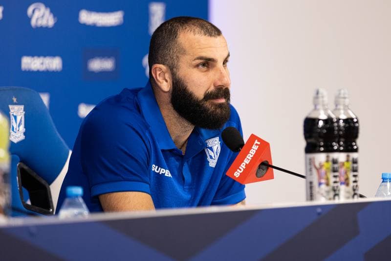 Football. Lech Poznan. Press Conference. 20.08.2025