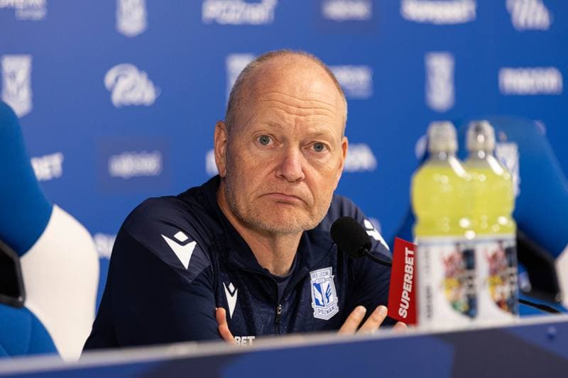 Football. Lech Poznan. Press Conference. 20.08.2025
