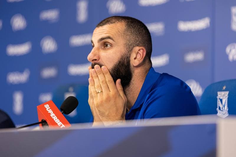 Football. Lech Poznan. Press Conference. 20.08.2025