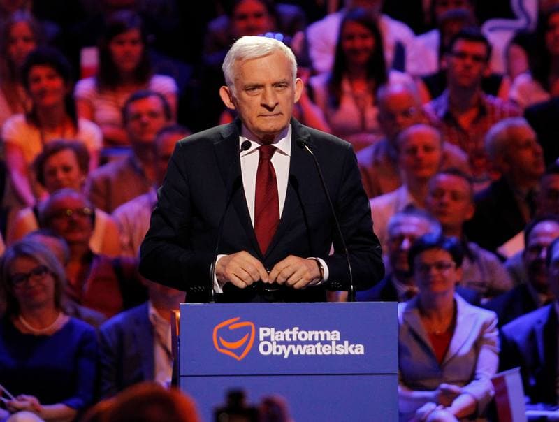 Civic Platform. Katowice. Press Conference. 23.05.2014