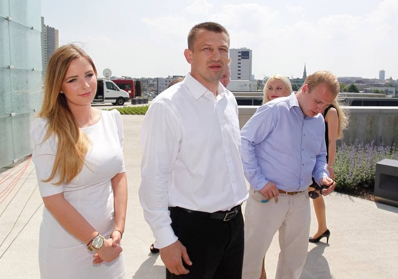 Civic Platform. Katowice. Press Conference. 23.05.2014